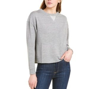 NWT For the Republic Dropped-Shoulder Sweatshirt in Grey
